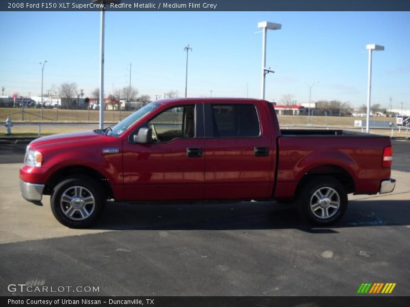 Redfire Metallic / Medium Flint Grey 2008 Ford F150 XLT SuperCrew