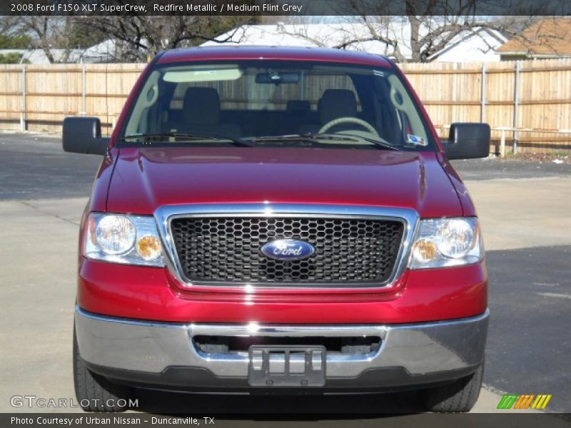 Redfire Metallic / Medium Flint Grey 2008 Ford F150 XLT SuperCrew