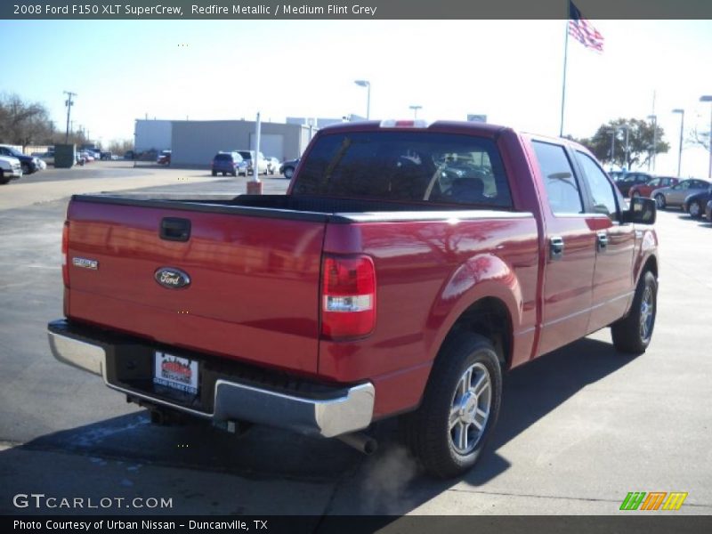 Redfire Metallic / Medium Flint Grey 2008 Ford F150 XLT SuperCrew