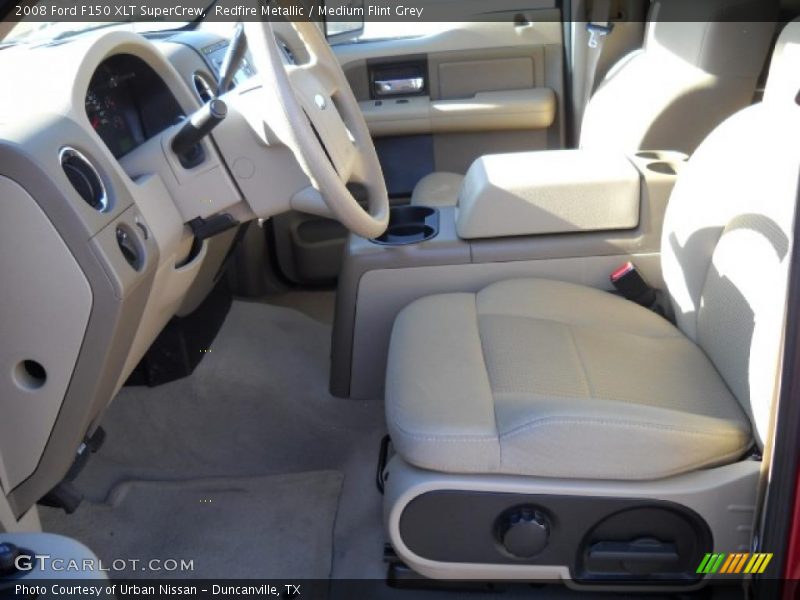 Redfire Metallic / Medium Flint Grey 2008 Ford F150 XLT SuperCrew