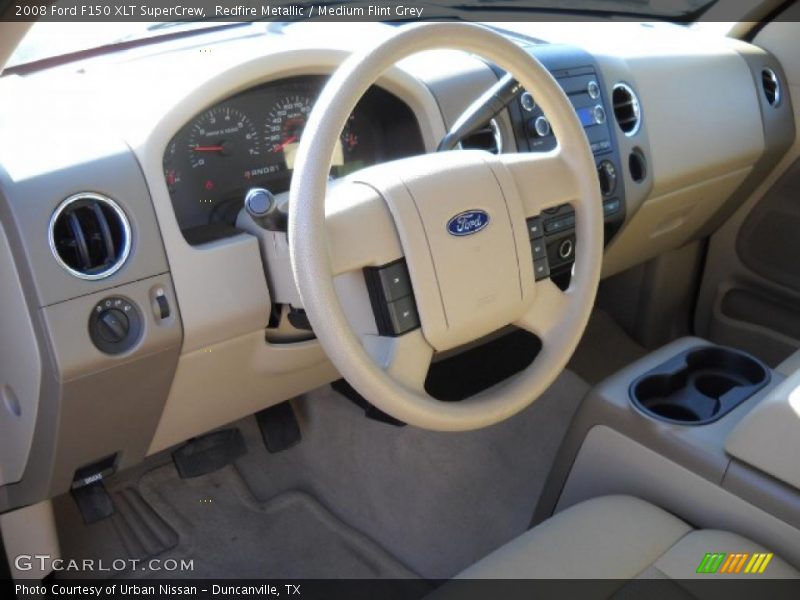 Redfire Metallic / Medium Flint Grey 2008 Ford F150 XLT SuperCrew
