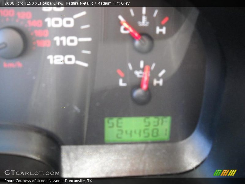 Redfire Metallic / Medium Flint Grey 2008 Ford F150 XLT SuperCrew