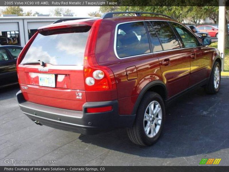Ruby Red Metallic / Taupe/Light Taupe 2005 Volvo XC90 V8 AWD