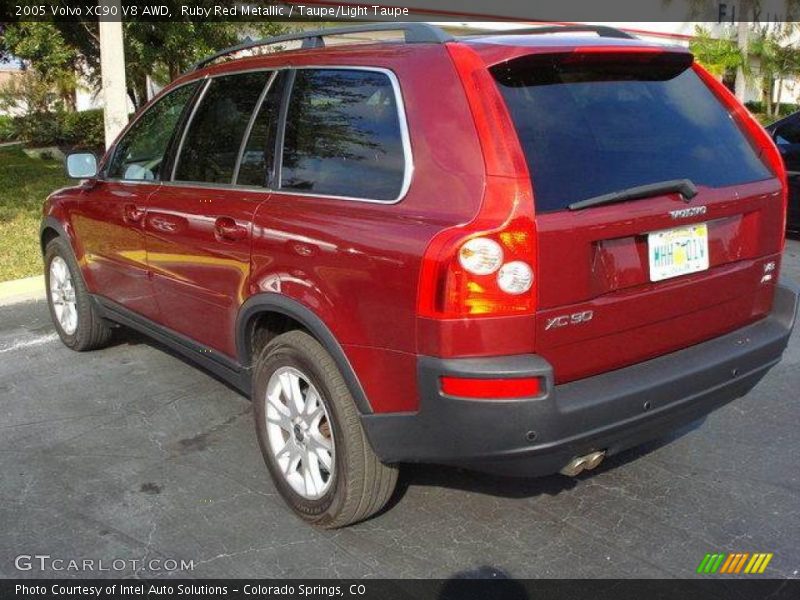 Ruby Red Metallic / Taupe/Light Taupe 2005 Volvo XC90 V8 AWD