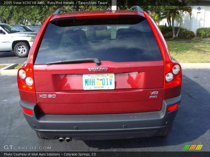 Ruby Red Metallic / Taupe/Light Taupe 2005 Volvo XC90 V8 AWD