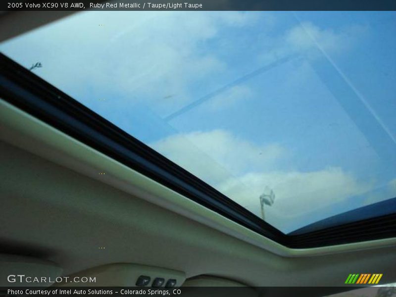 Ruby Red Metallic / Taupe/Light Taupe 2005 Volvo XC90 V8 AWD