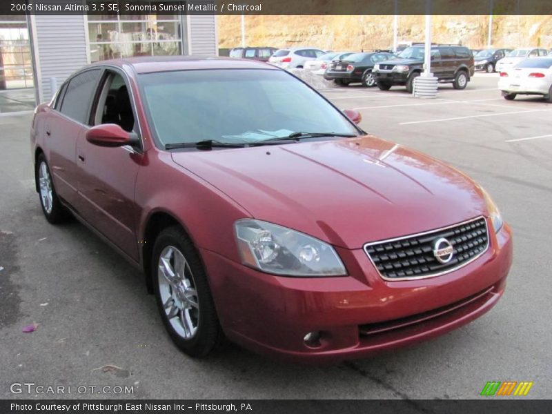 Sonoma Sunset Metallic / Charcoal 2006 Nissan Altima 3.5 SE