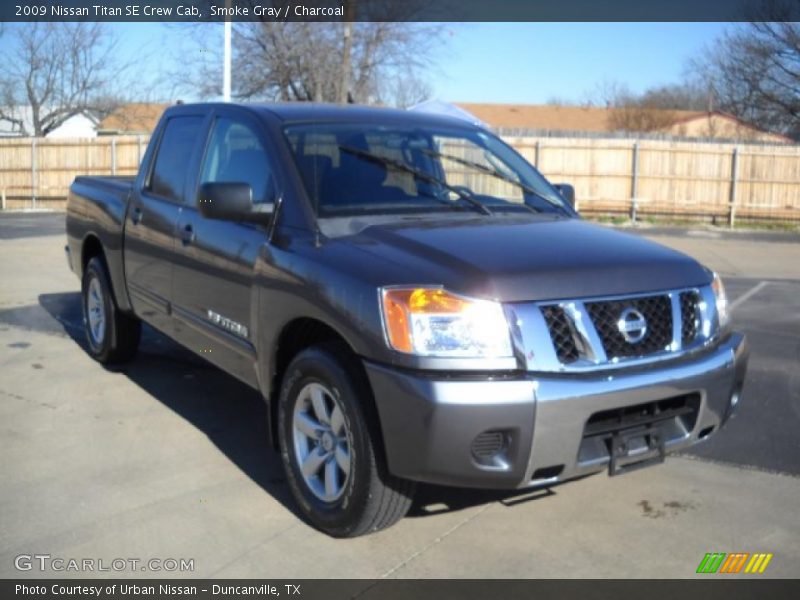 Smoke Gray / Charcoal 2009 Nissan Titan SE Crew Cab