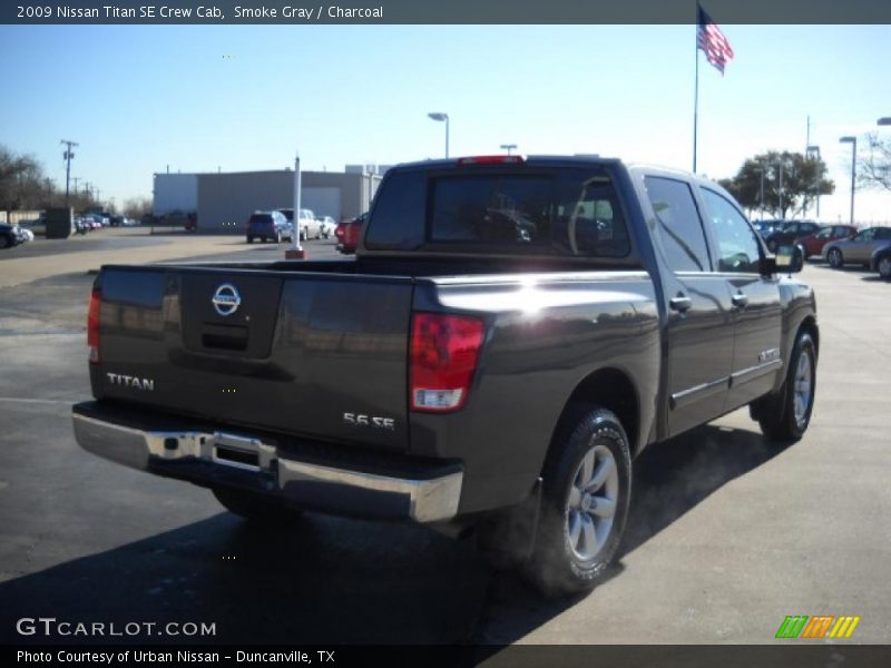 Smoke Gray / Charcoal 2009 Nissan Titan SE Crew Cab