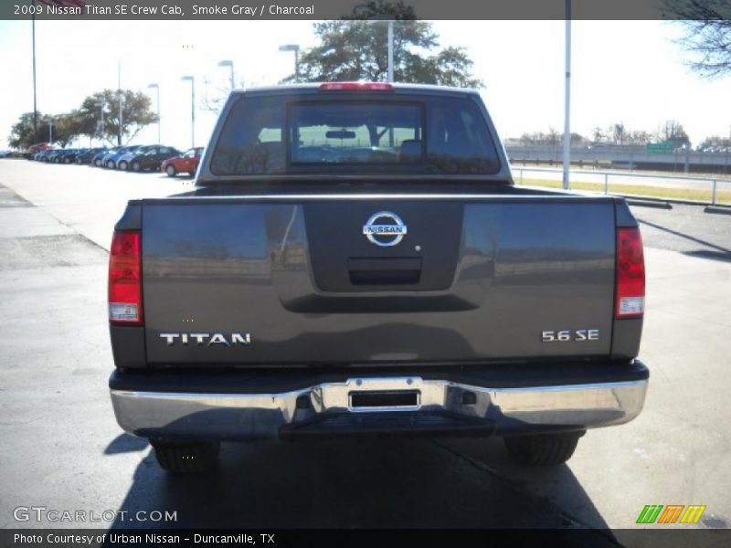 Smoke Gray / Charcoal 2009 Nissan Titan SE Crew Cab