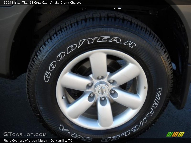 Smoke Gray / Charcoal 2009 Nissan Titan SE Crew Cab