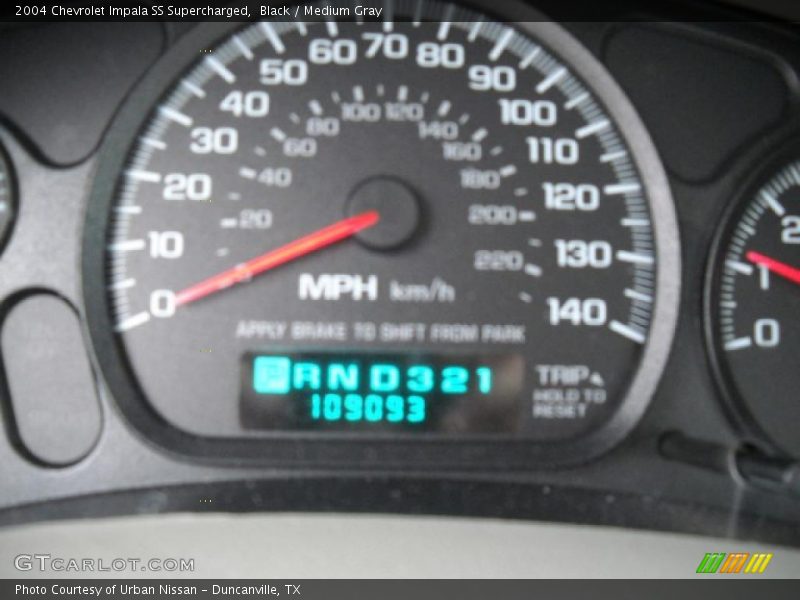 Black / Medium Gray 2004 Chevrolet Impala SS Supercharged