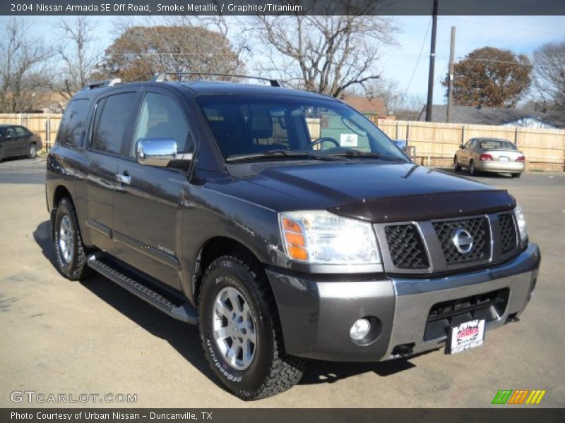 Smoke Metallic / Graphite/Titanium 2004 Nissan Armada SE Off Road