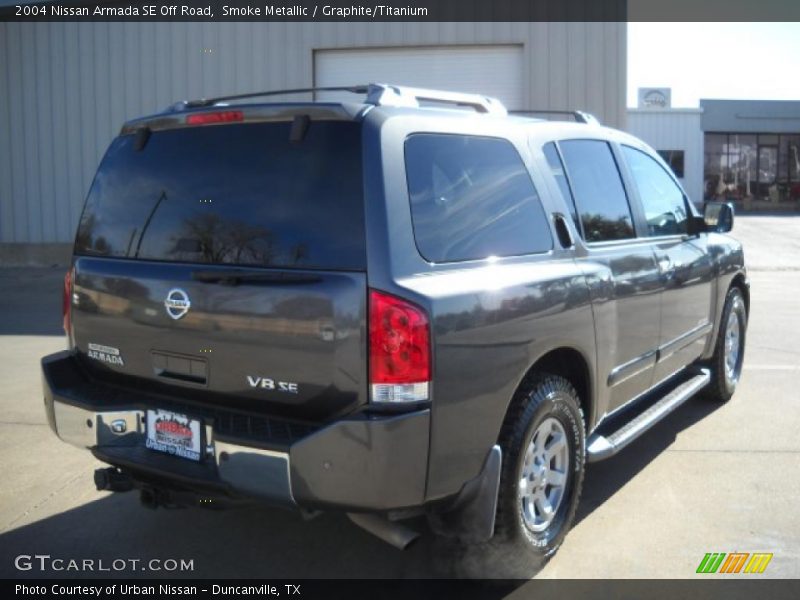 Smoke Metallic / Graphite/Titanium 2004 Nissan Armada SE Off Road