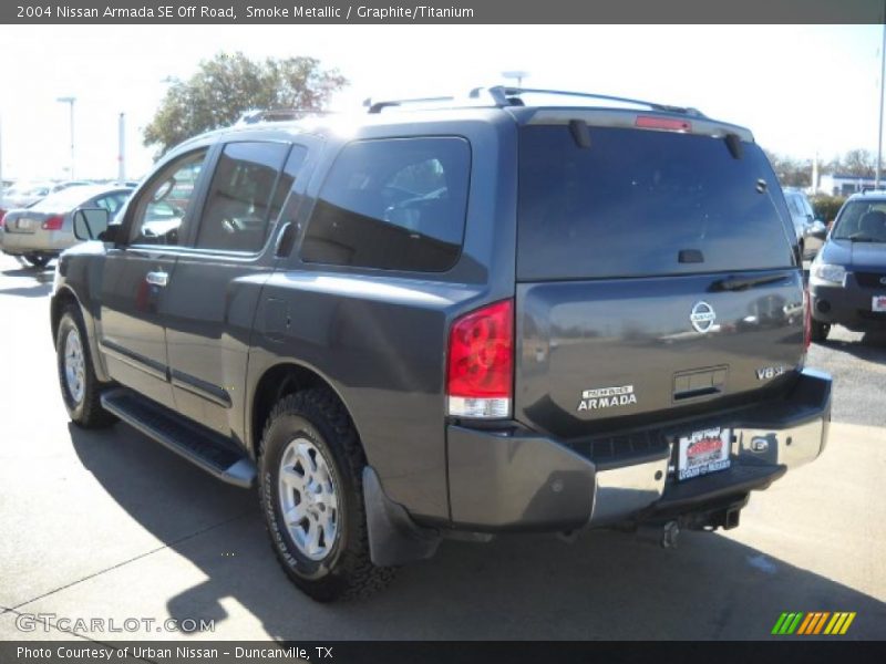 Smoke Metallic / Graphite/Titanium 2004 Nissan Armada SE Off Road