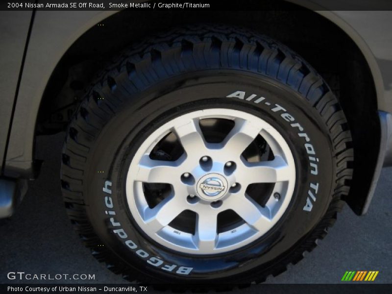 Smoke Metallic / Graphite/Titanium 2004 Nissan Armada SE Off Road