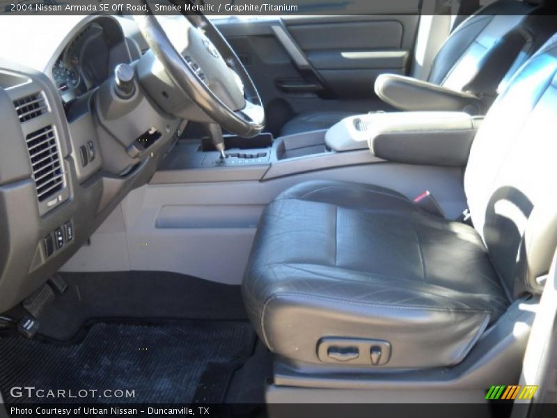 Smoke Metallic / Graphite/Titanium 2004 Nissan Armada SE Off Road