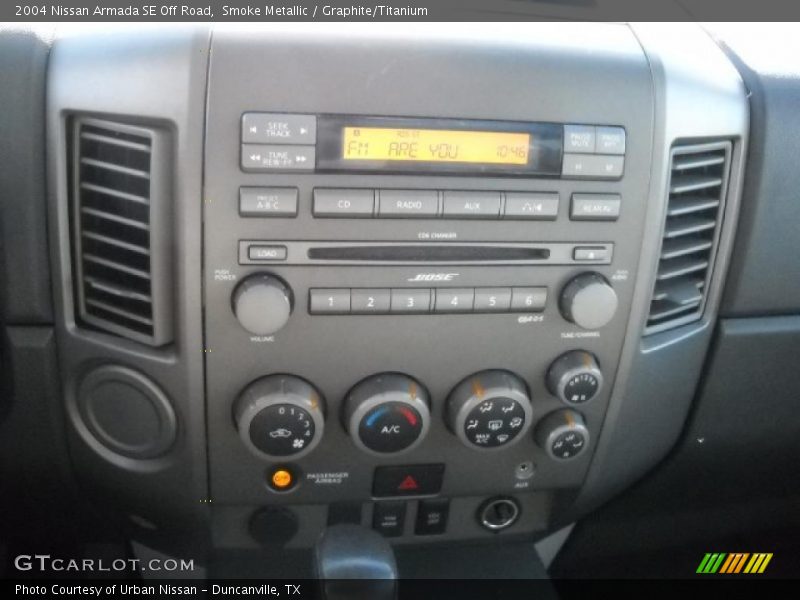 Smoke Metallic / Graphite/Titanium 2004 Nissan Armada SE Off Road