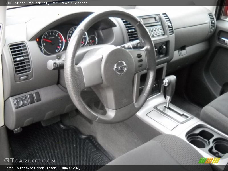 Red Brawn / Graphite 2007 Nissan Pathfinder SE