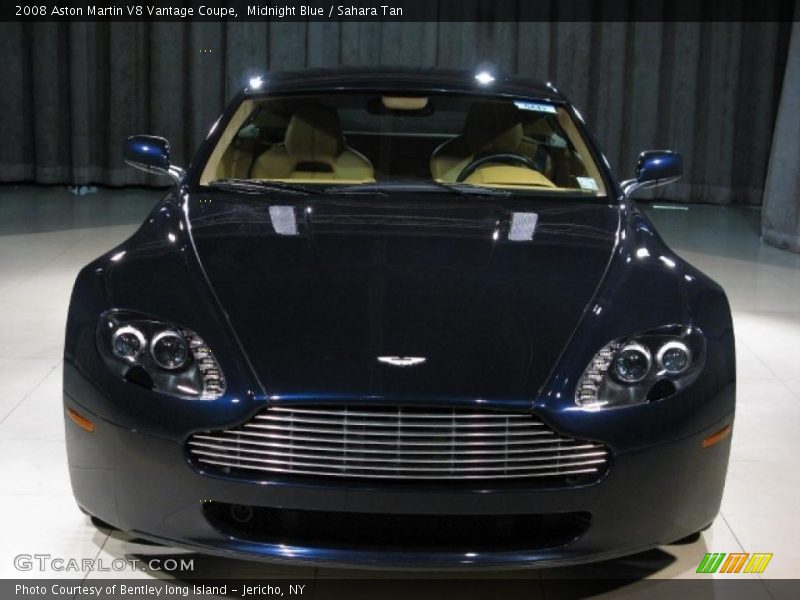 Midnight Blue / Sahara Tan 2008 Aston Martin V8 Vantage Coupe