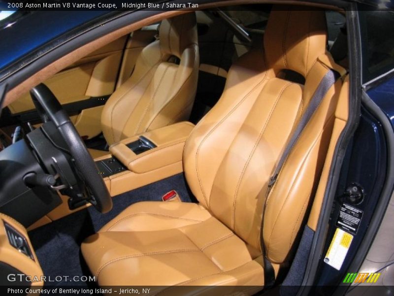 Midnight Blue / Sahara Tan 2008 Aston Martin V8 Vantage Coupe
