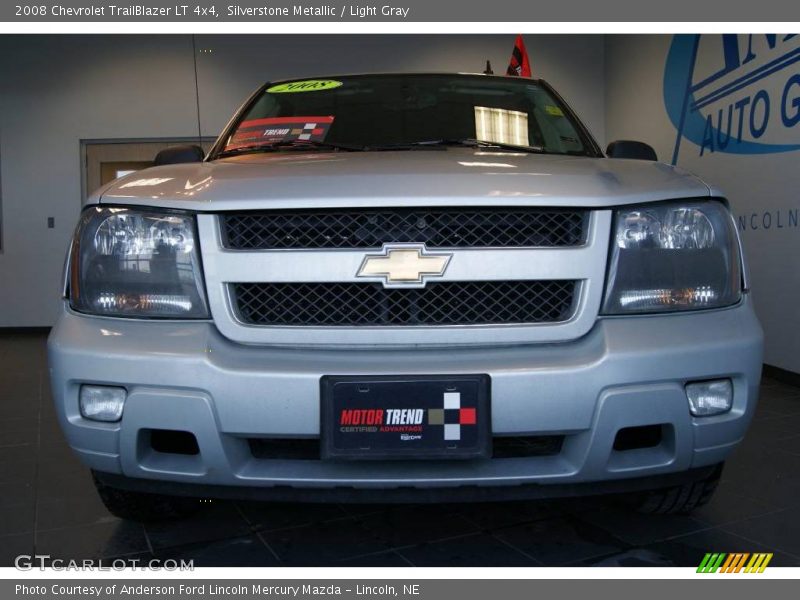 Silverstone Metallic / Light Gray 2008 Chevrolet TrailBlazer LT 4x4
