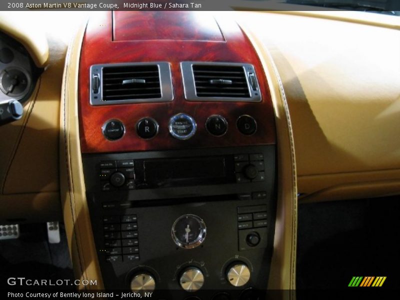 Midnight Blue / Sahara Tan 2008 Aston Martin V8 Vantage Coupe