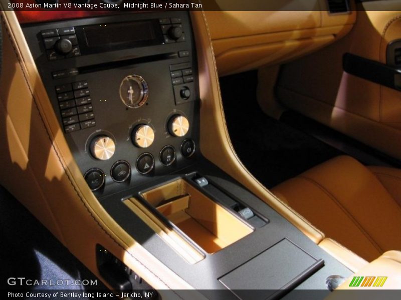 Midnight Blue / Sahara Tan 2008 Aston Martin V8 Vantage Coupe