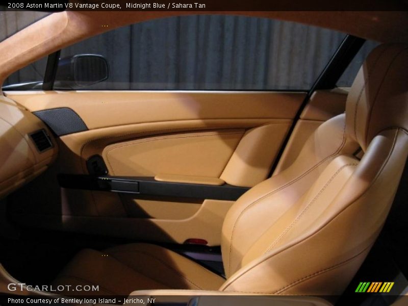 Midnight Blue / Sahara Tan 2008 Aston Martin V8 Vantage Coupe