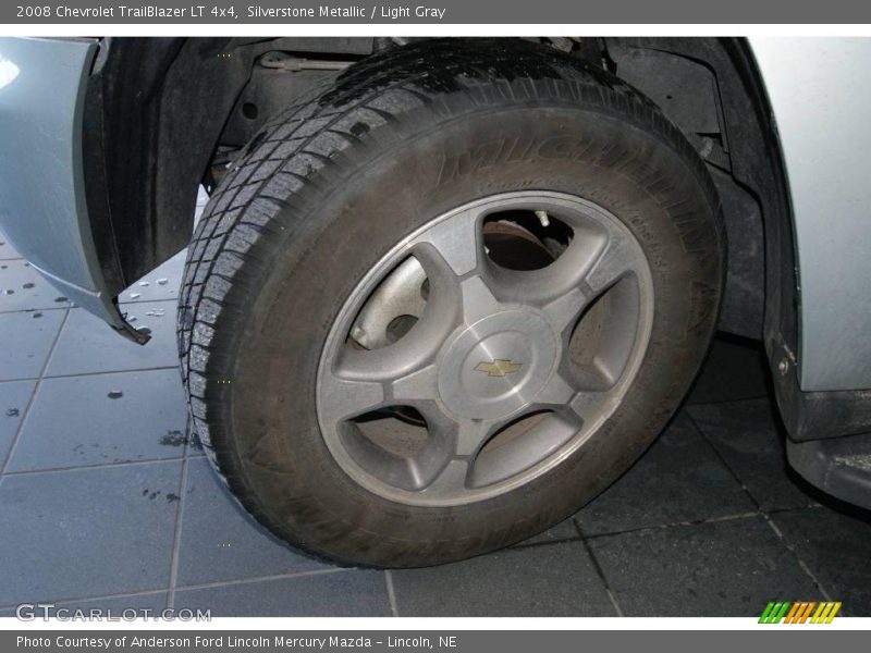 Silverstone Metallic / Light Gray 2008 Chevrolet TrailBlazer LT 4x4
