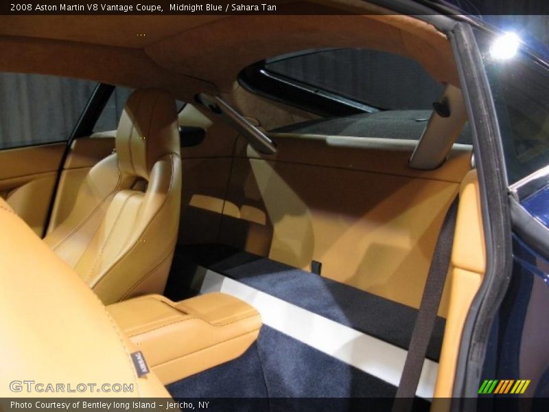 Midnight Blue / Sahara Tan 2008 Aston Martin V8 Vantage Coupe