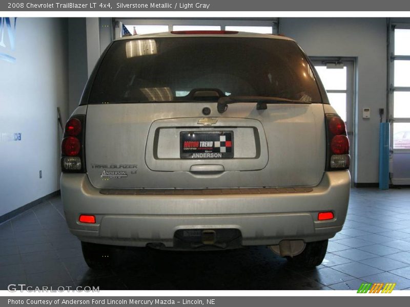 Silverstone Metallic / Light Gray 2008 Chevrolet TrailBlazer LT 4x4
