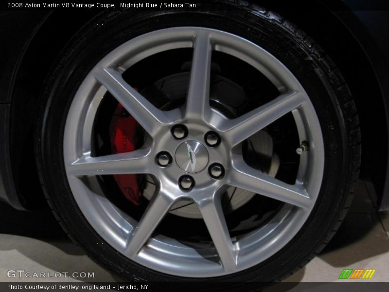 Midnight Blue / Sahara Tan 2008 Aston Martin V8 Vantage Coupe