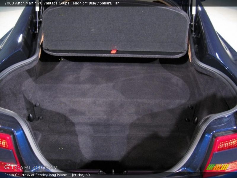 Midnight Blue / Sahara Tan 2008 Aston Martin V8 Vantage Coupe