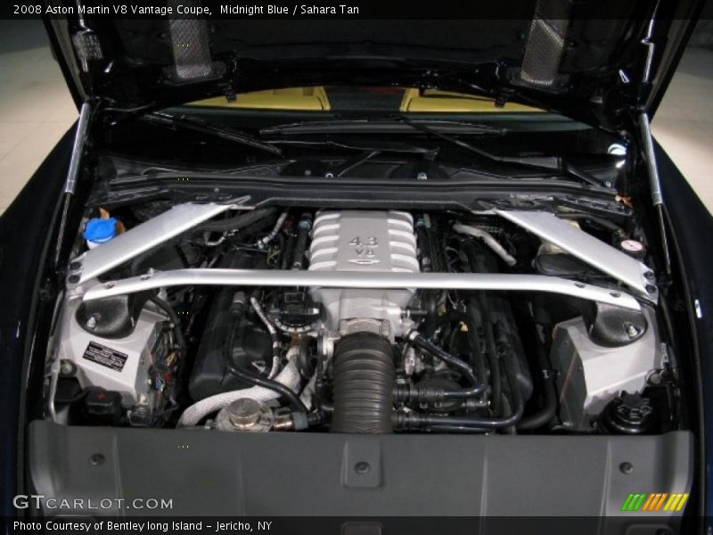 Midnight Blue / Sahara Tan 2008 Aston Martin V8 Vantage Coupe