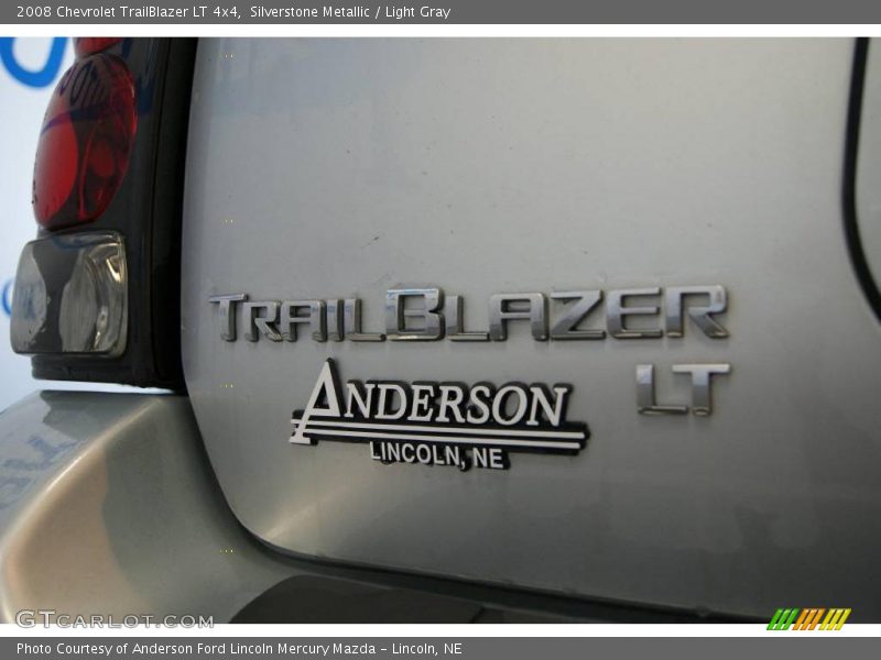 Silverstone Metallic / Light Gray 2008 Chevrolet TrailBlazer LT 4x4