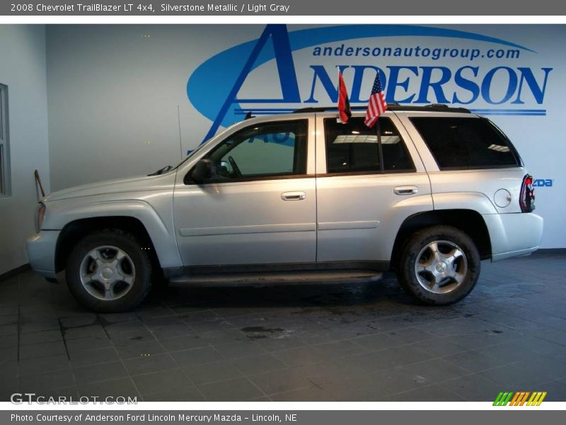 Silverstone Metallic / Light Gray 2008 Chevrolet TrailBlazer LT 4x4