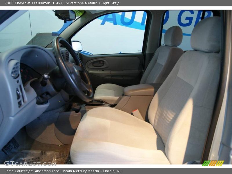 Silverstone Metallic / Light Gray 2008 Chevrolet TrailBlazer LT 4x4