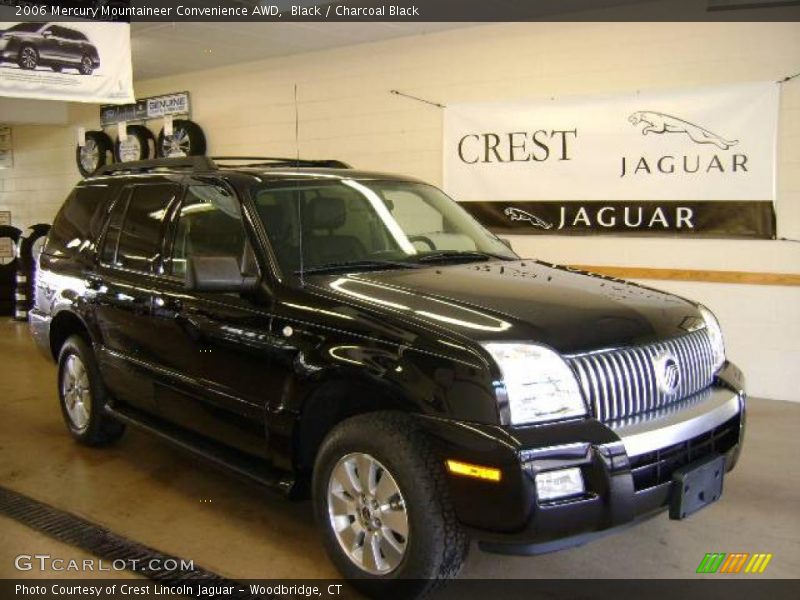 Black / Charcoal Black 2006 Mercury Mountaineer Convenience AWD