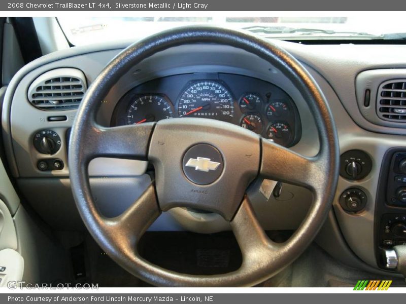 Silverstone Metallic / Light Gray 2008 Chevrolet TrailBlazer LT 4x4