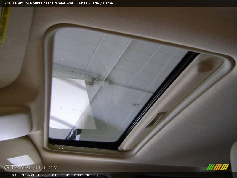 White Suede / Camel 2008 Mercury Mountaineer Premier AWD