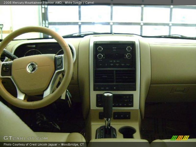 White Suede / Camel 2008 Mercury Mountaineer Premier AWD