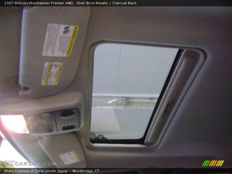 Silver Birch Metallic / Charcoal Black 2007 Mercury Mountaineer Premier AWD