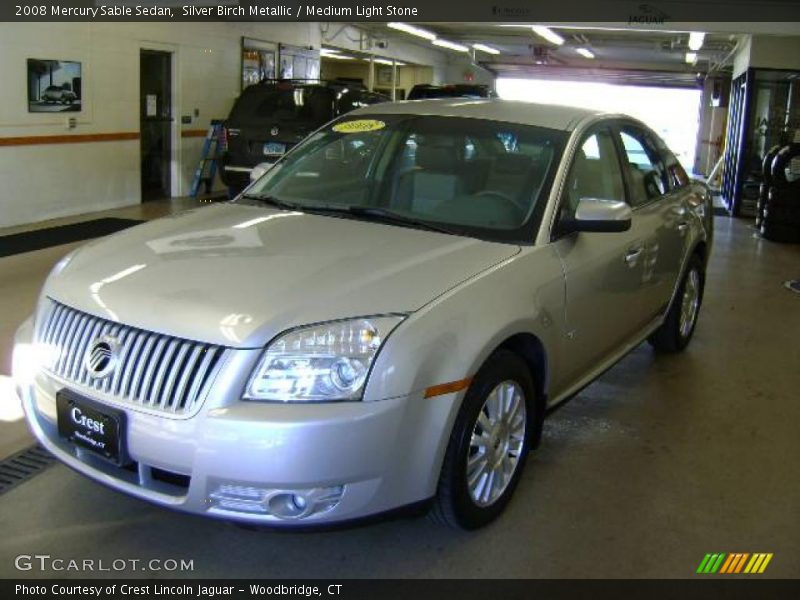 Silver Birch Metallic / Medium Light Stone 2008 Mercury Sable Sedan