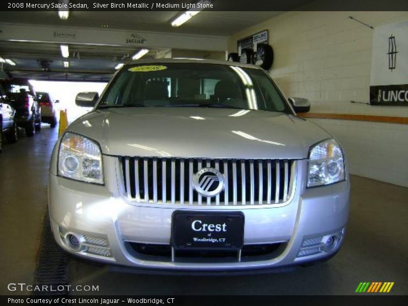 Silver Birch Metallic / Medium Light Stone 2008 Mercury Sable Sedan