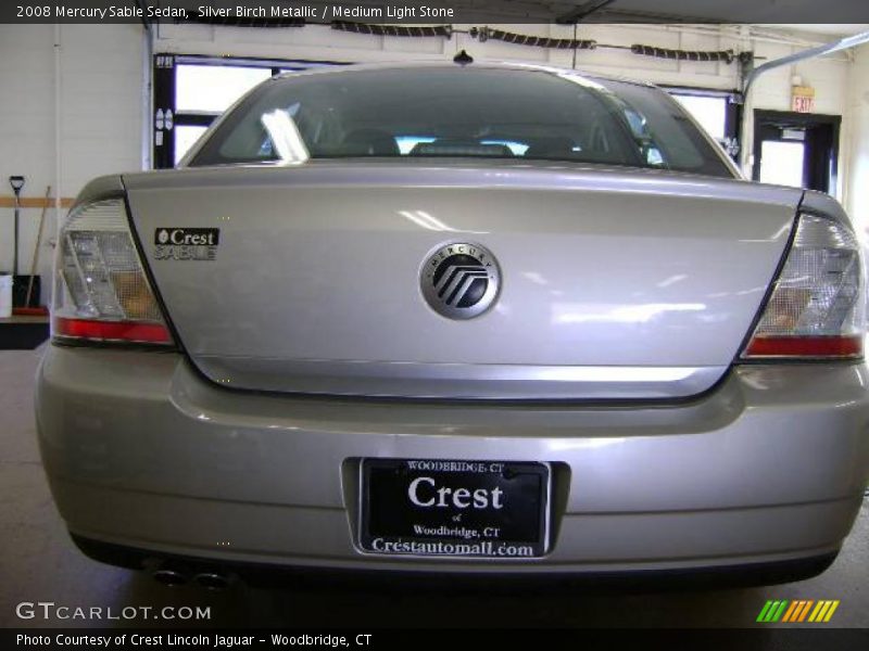 Silver Birch Metallic / Medium Light Stone 2008 Mercury Sable Sedan