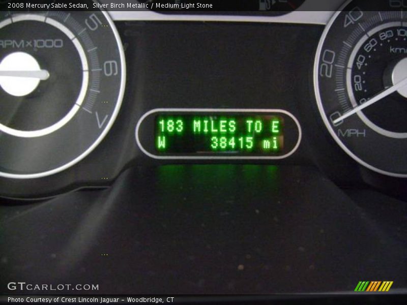 Silver Birch Metallic / Medium Light Stone 2008 Mercury Sable Sedan