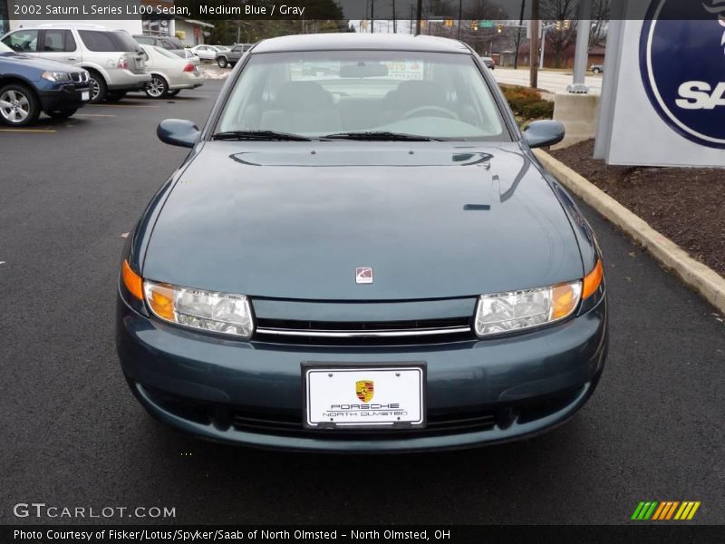 Medium Blue / Gray 2002 Saturn L Series L100 Sedan