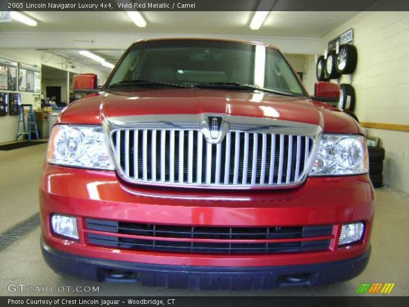 Vivid Red Metallic / Camel 2005 Lincoln Navigator Luxury 4x4