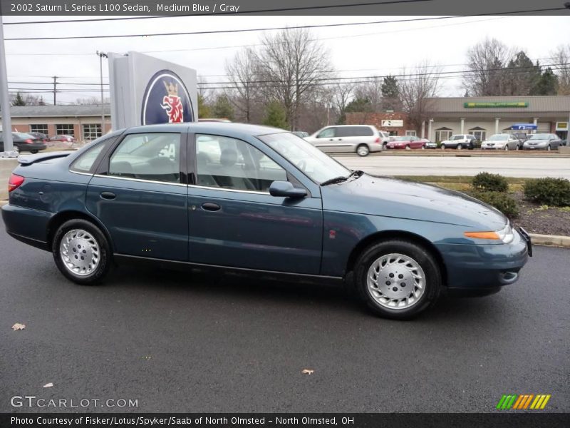 Medium Blue / Gray 2002 Saturn L Series L100 Sedan
